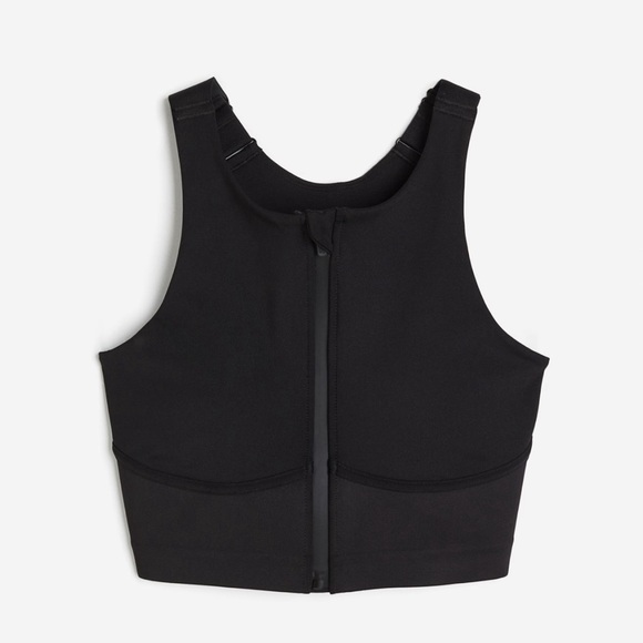 H&M Zipper Sports Bra - Picture 1 of 4